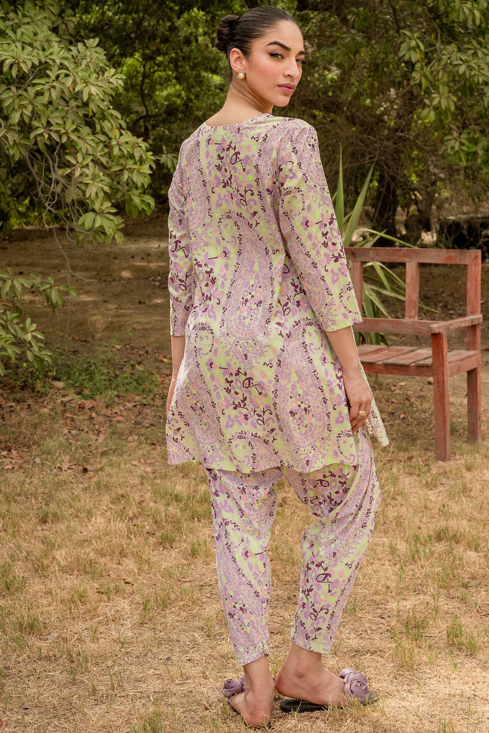 Sage Paisley 2 piece
