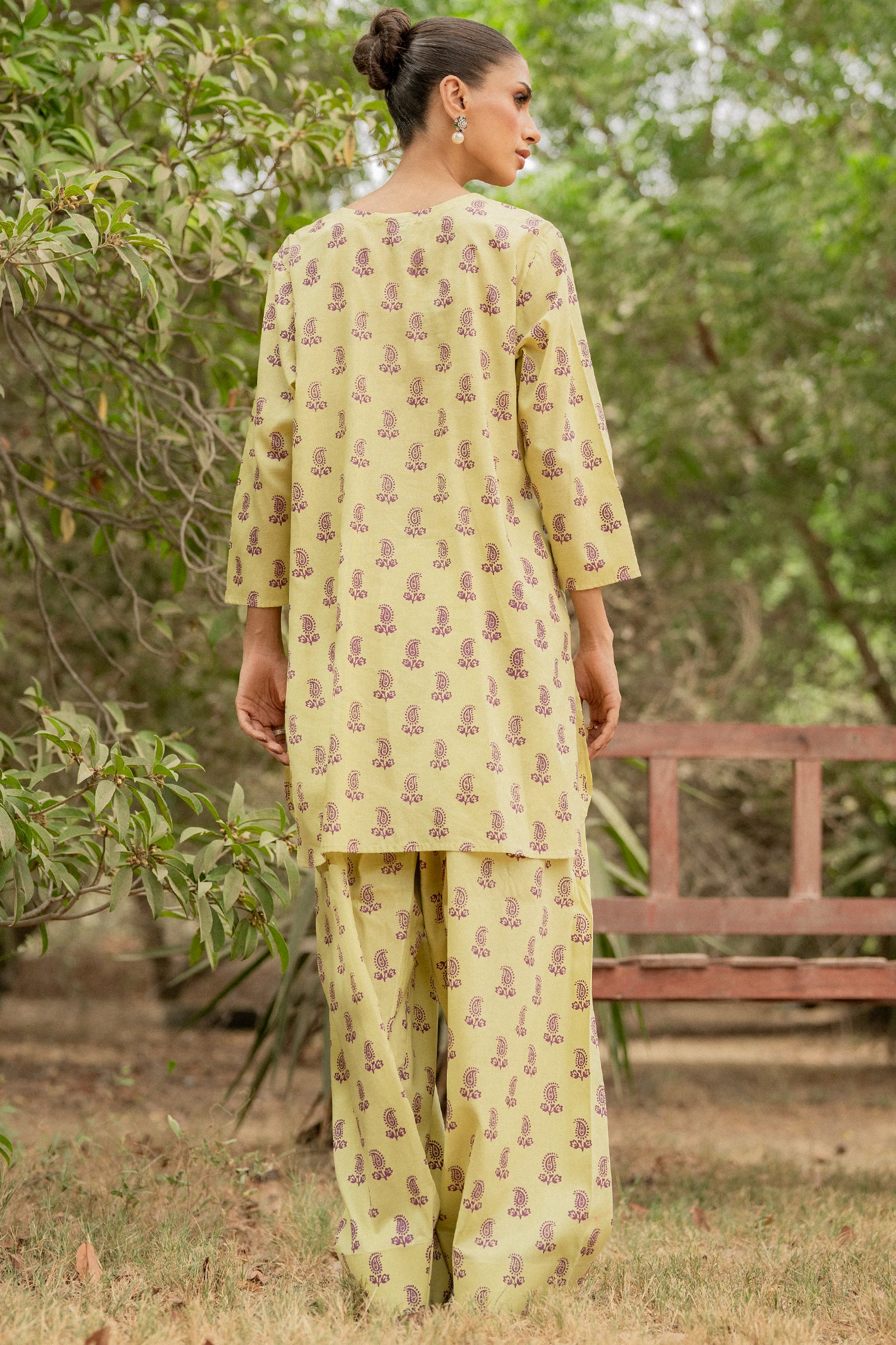 Paisley dot 2 piece