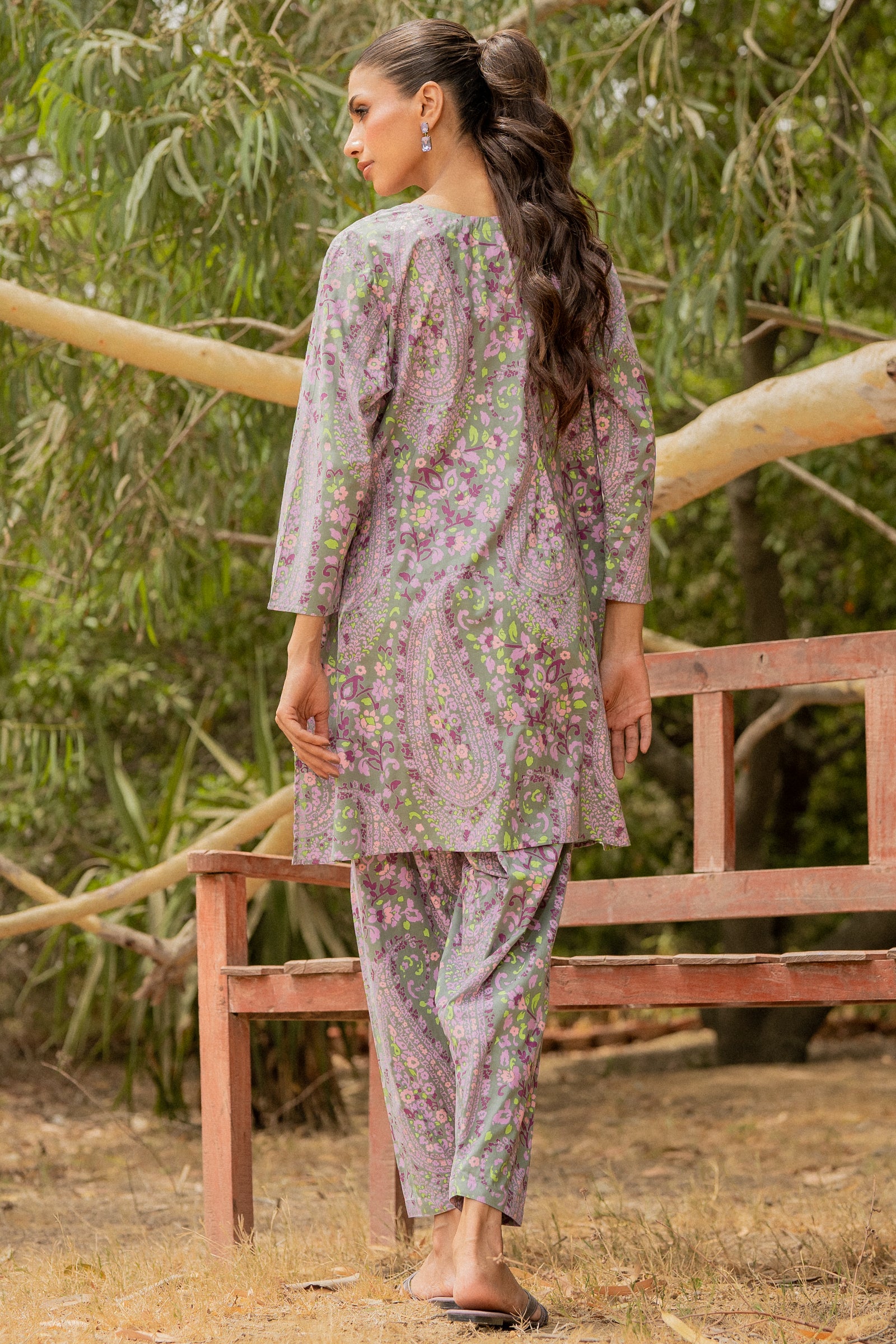 Sage Paisley 2 piece