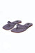 Flat lilac sandals
