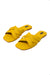 Flat yellow sandals